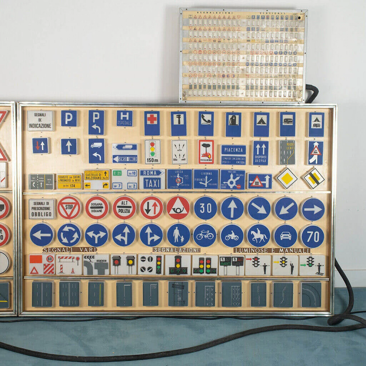 Luminous panel for driving school, 70s 1190869