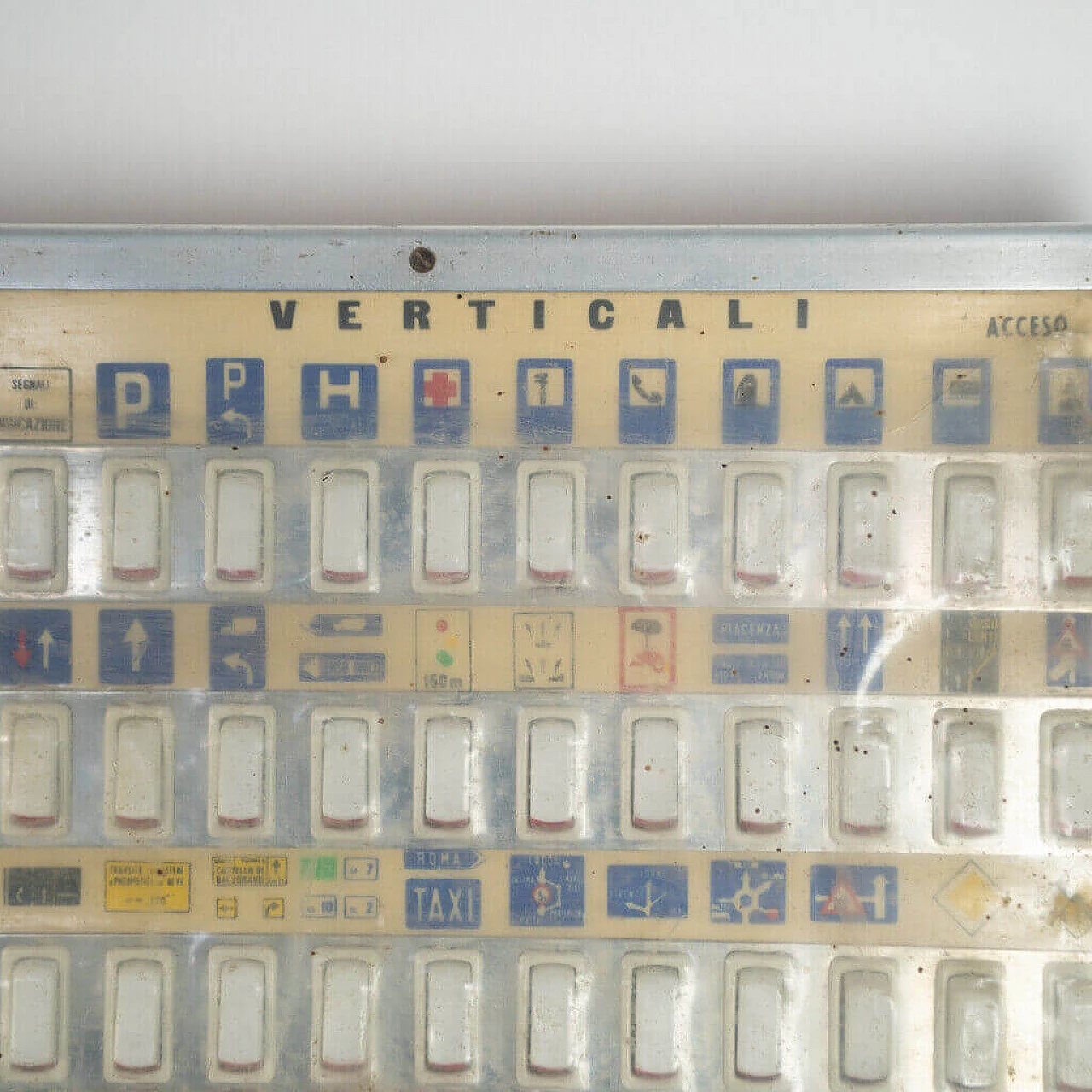 Luminous panel for driving school, 70s 1190874