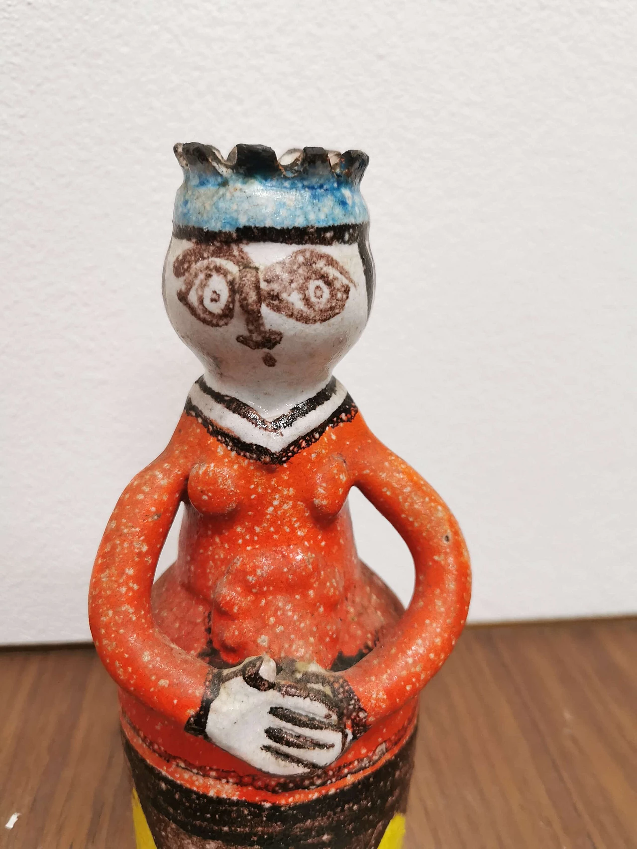 De Simone, hand-painted ceramic vase with anthropomorphic shape, 60s 1190928