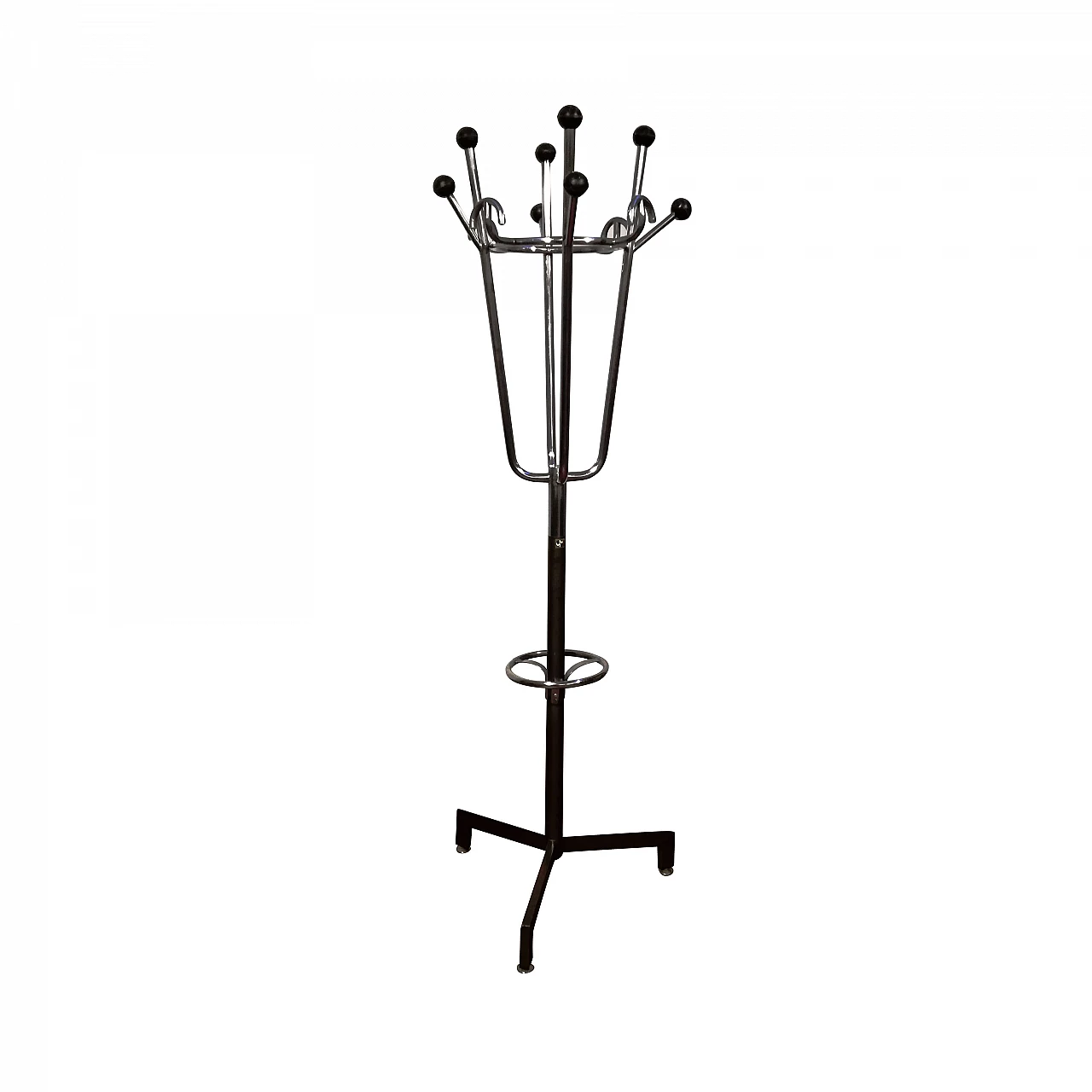 Appendiabiti a stelo in metallo, anni '60 1191443