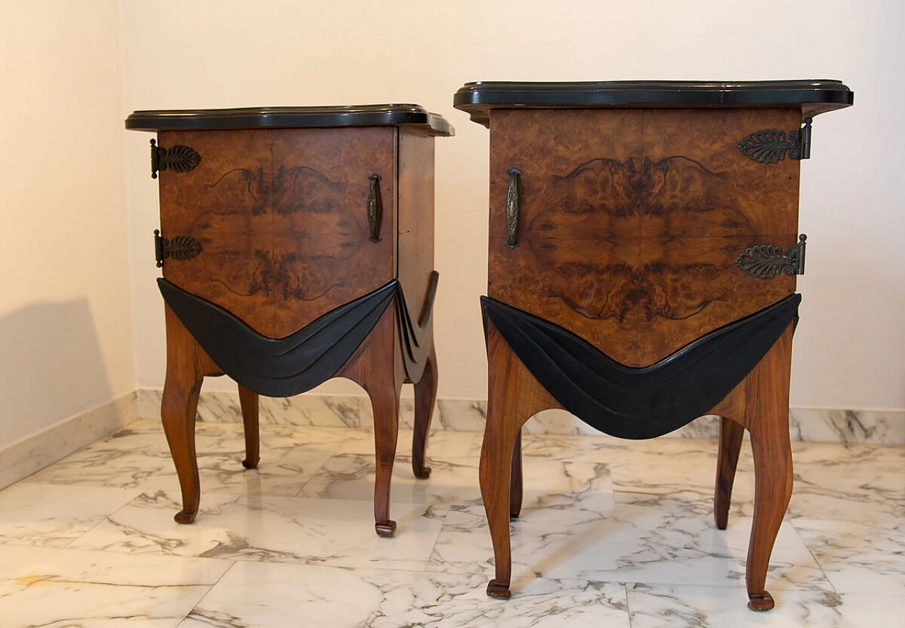 Pair of Art Deco nightstands, 30s 1191603