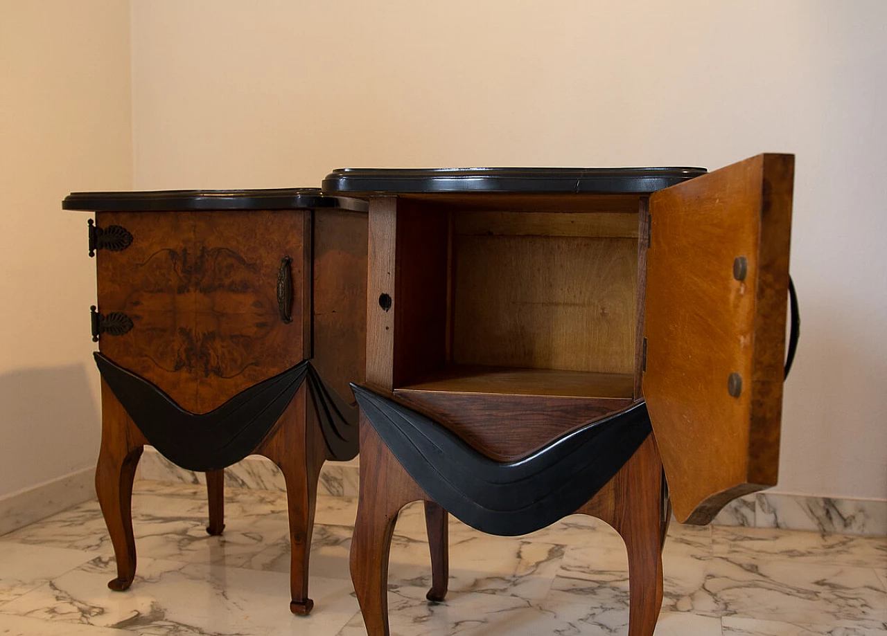 Pair of Art Deco nightstands, 30s 1191604