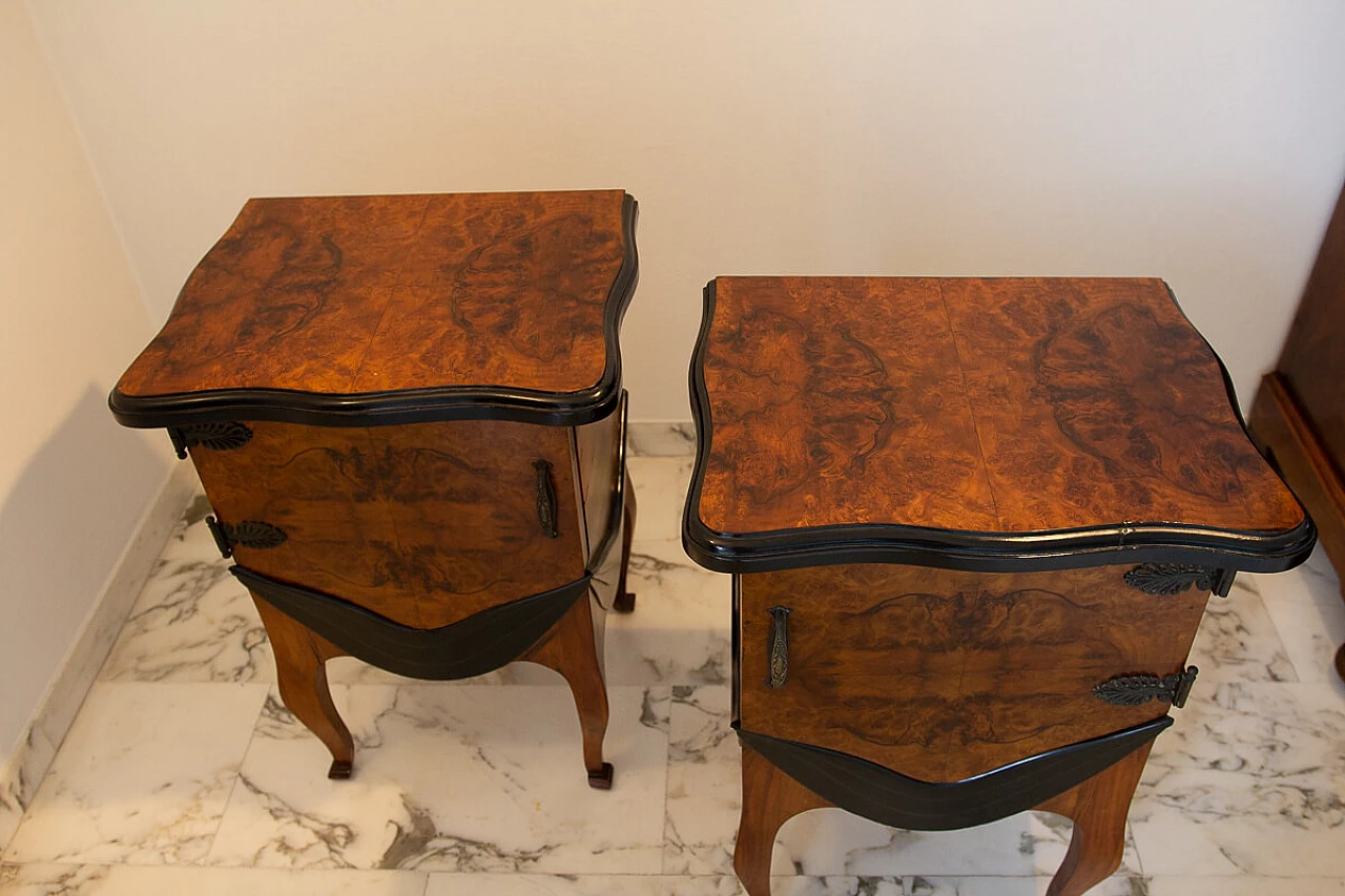 Pair of Art Deco nightstands, 30s 1191605