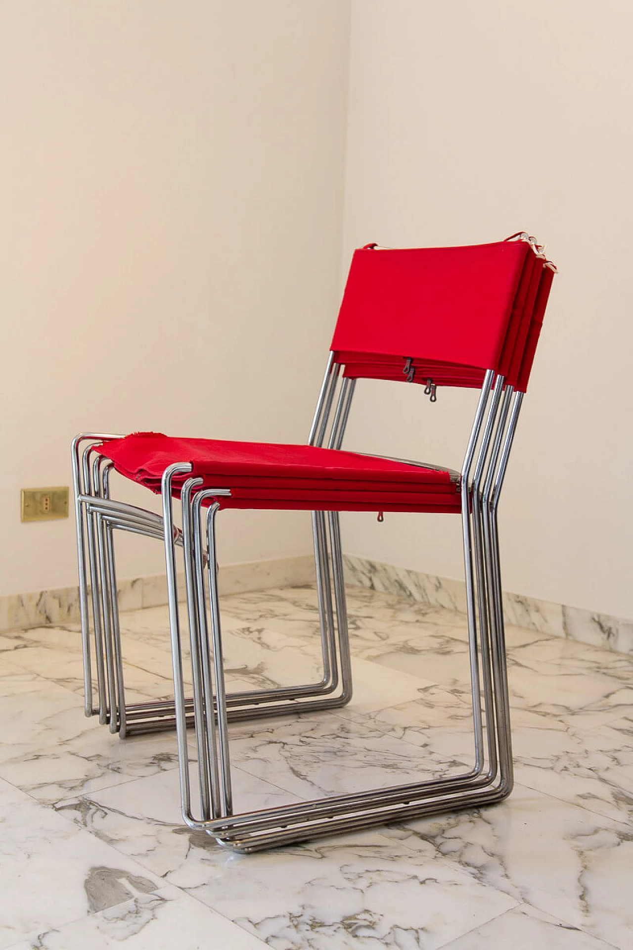 4 Delfina Chairs by Enzo Mari for Driade, 1970s 1191609