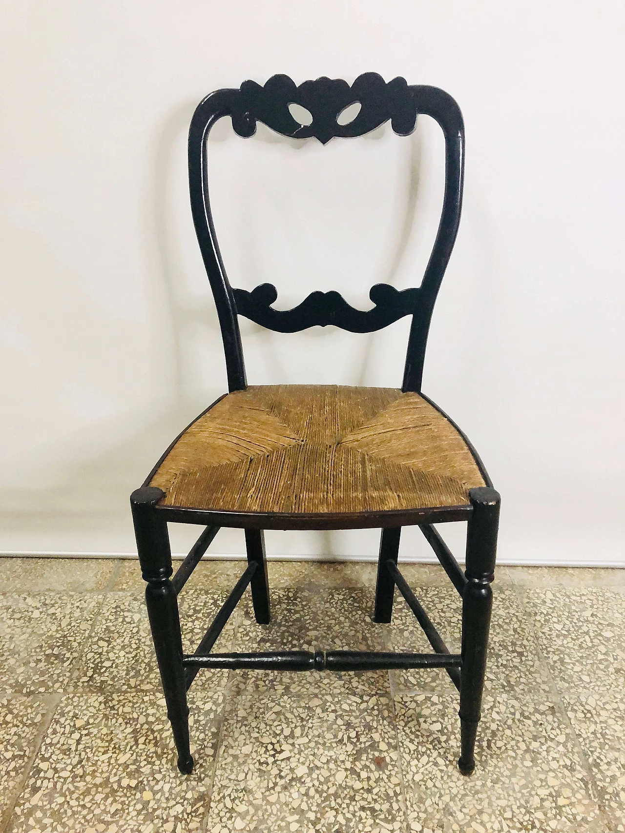 Pair of chairs in walnut, end of '800 1191658