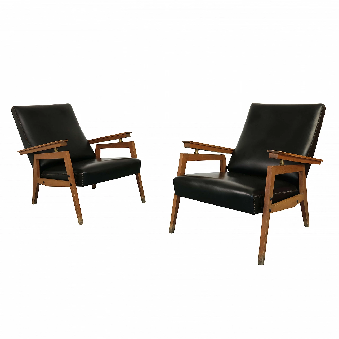 Pair of reclining armchairs, 1950s 1191850