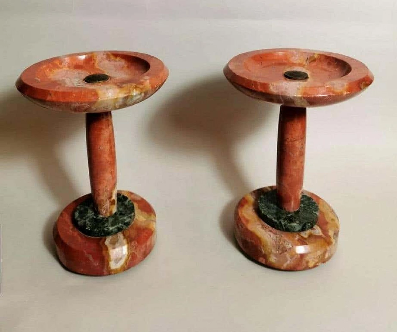 Pair of Napoleon III marble cassolettes, 19th century 1192273