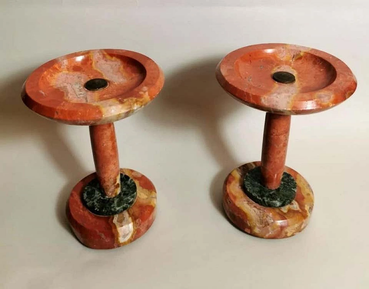 Pair of Napoleon III marble cassolettes, 19th century 1192274