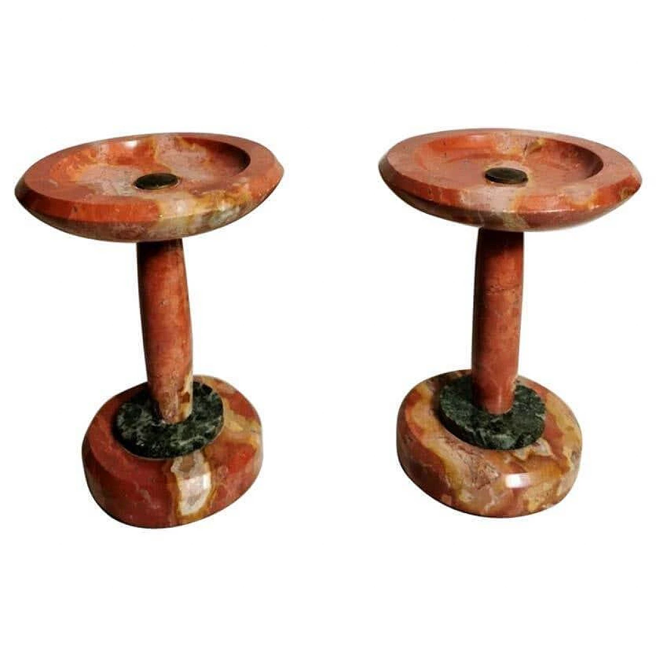 Pair of Napoleon III marble cassolettes, 19th century 1192290