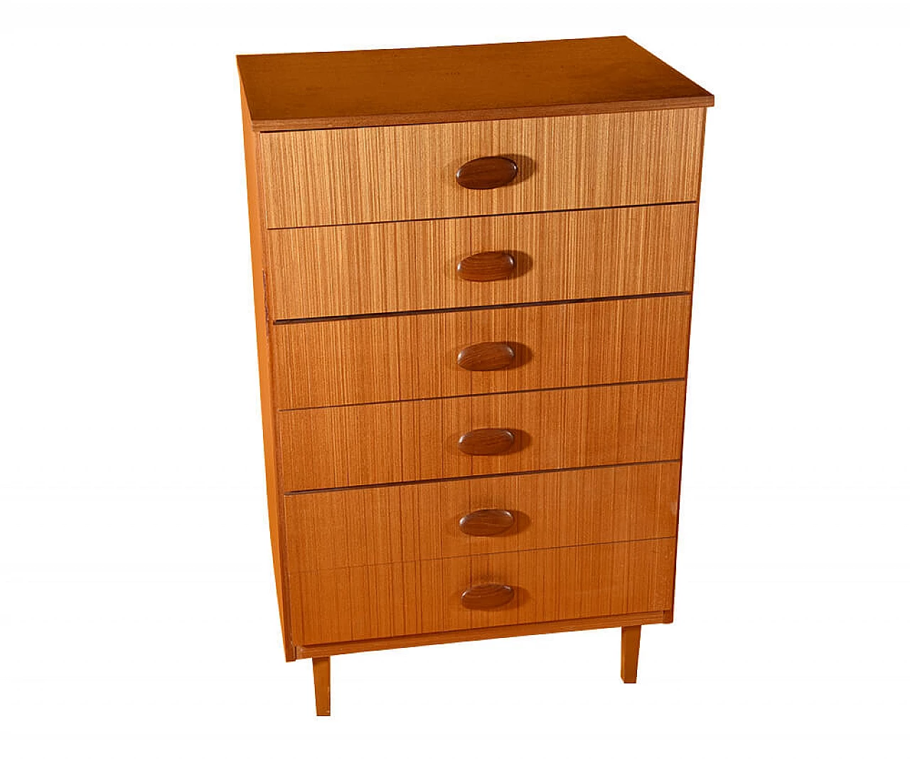 Cassettiera scandinava in teak, anni '50 1192342