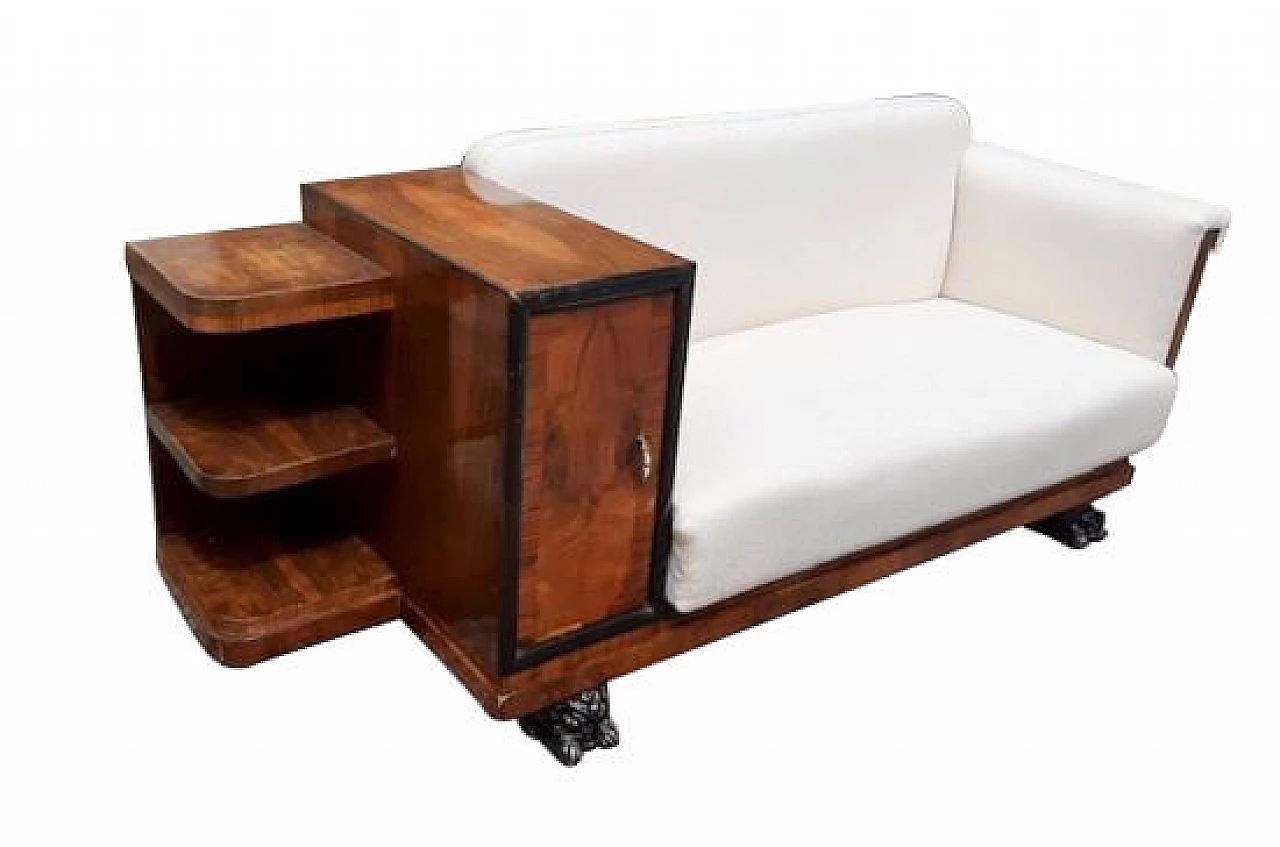Divanetto con ripiani a vista Art Deco 1192344