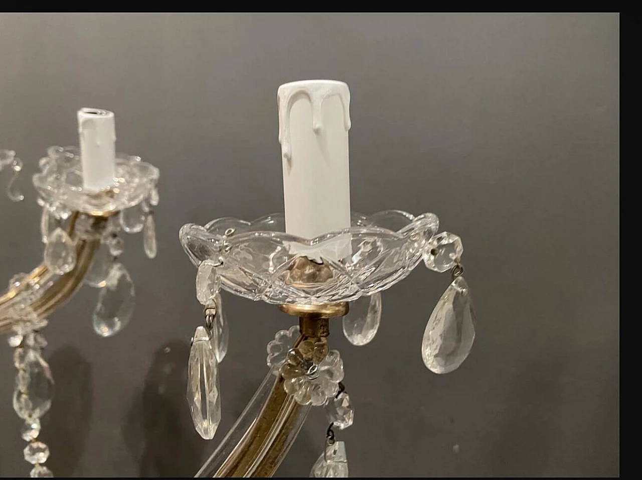 Large crystal chandelier, 60s 1192604