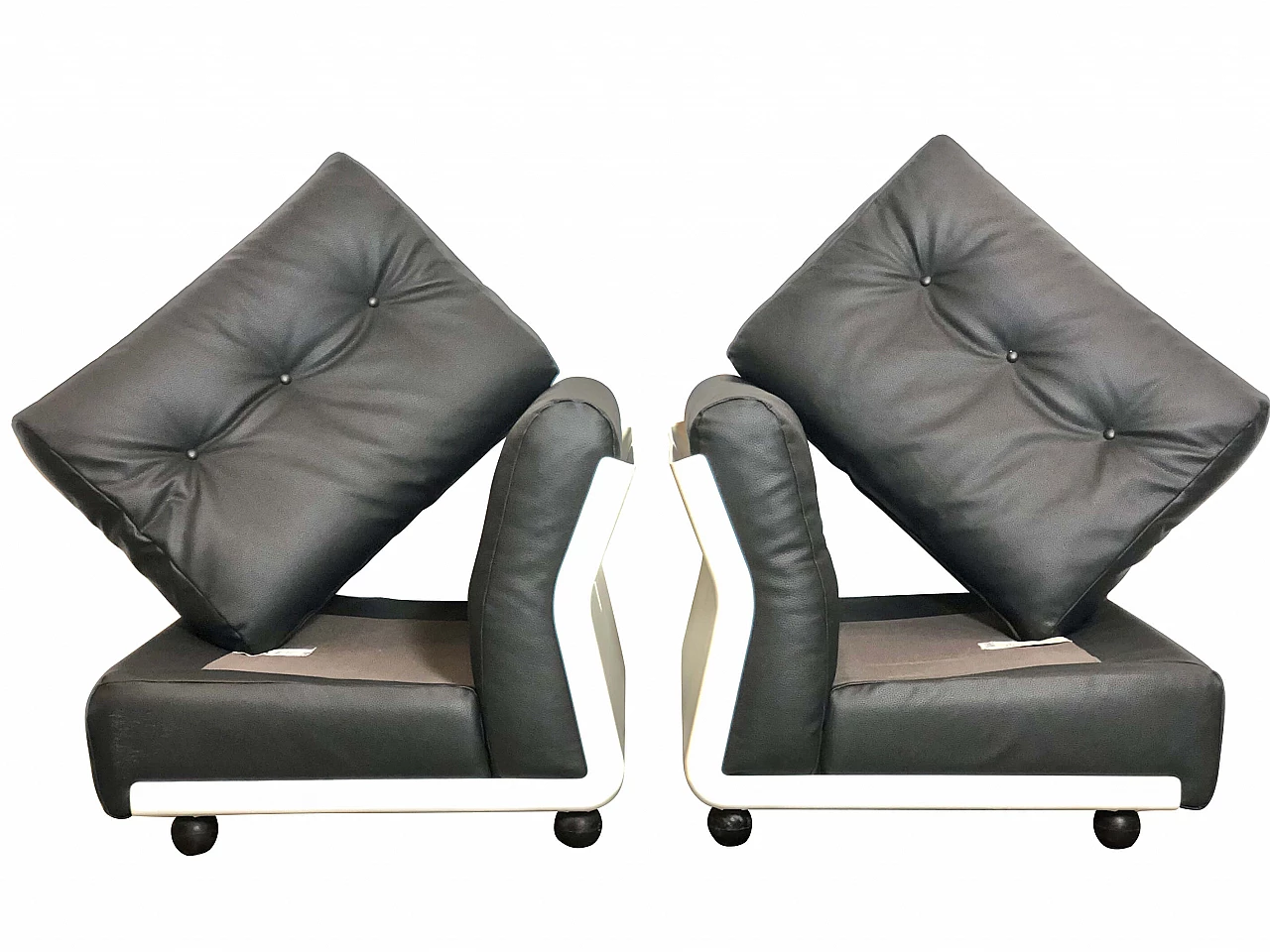 Pair of Amanta armchairs by Mario Bellini for B&B, 1970s 1192711