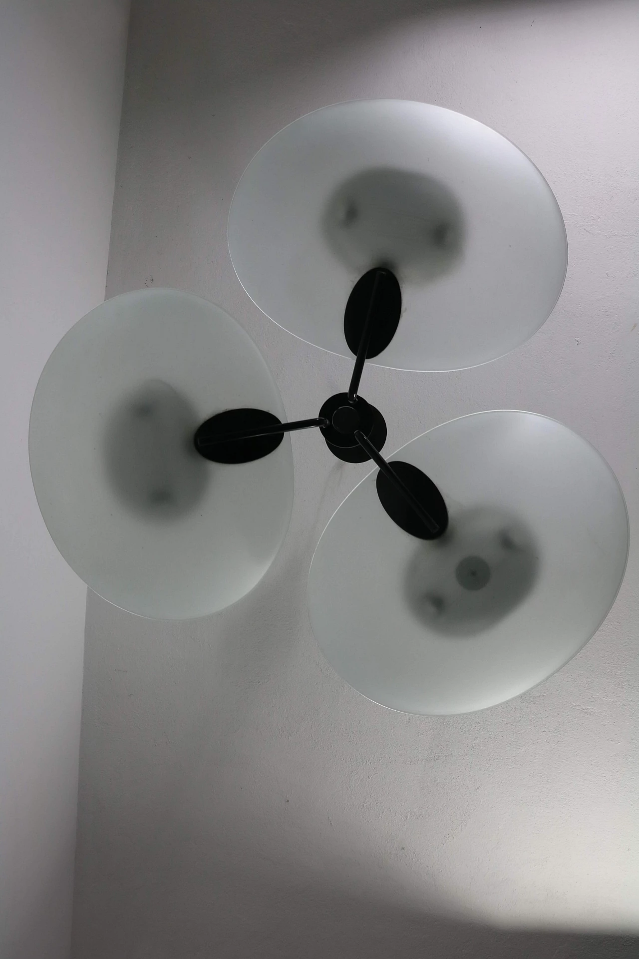 3 Lights chandelier by Artemide, 70s 1192930