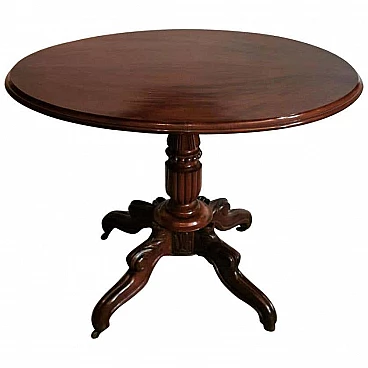 Louis Philippe sail table in mahogany, 19th century