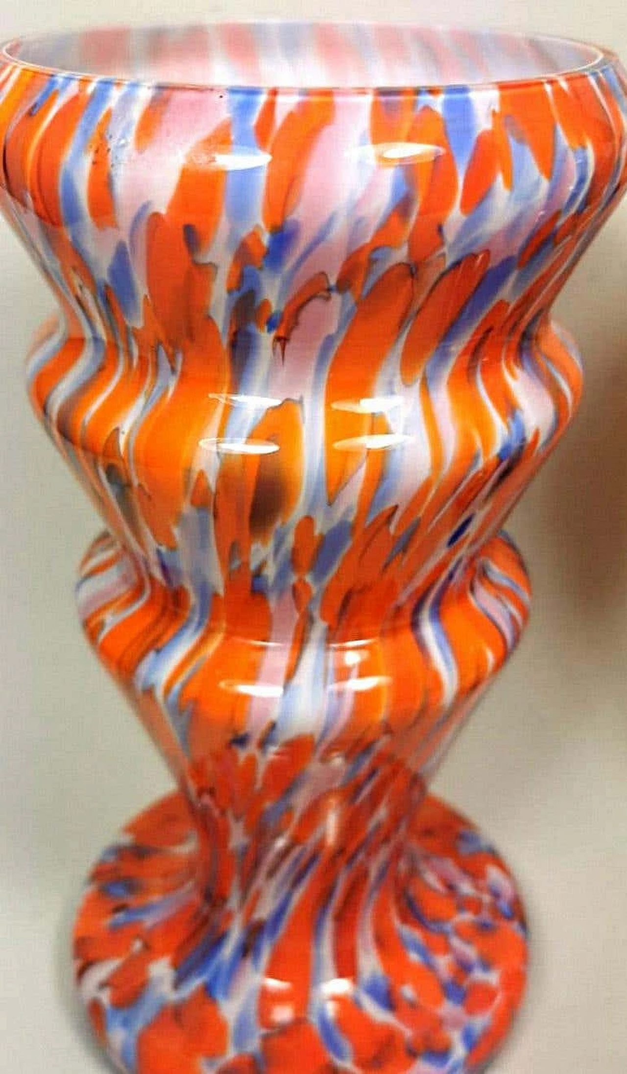 Pair of vases in colored opaline glass by Clichy, 60s 1193347