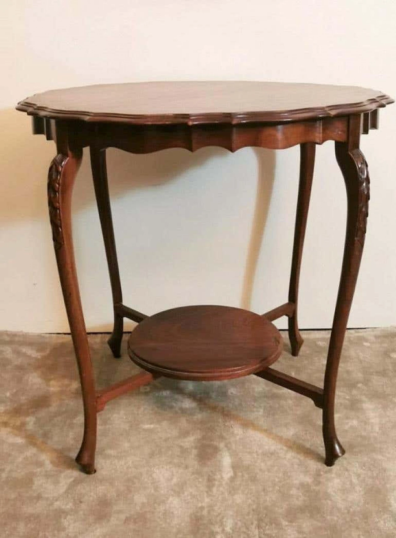 Chippendale style tea table in mahogany, 10s 1193369