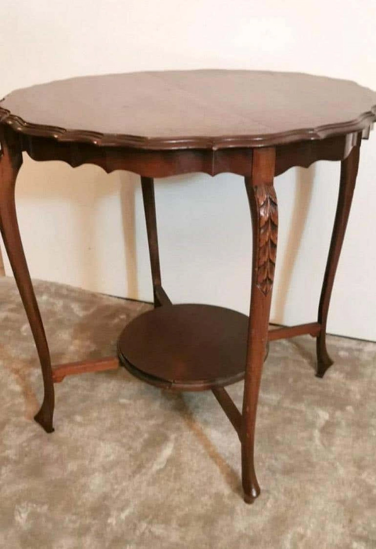 Chippendale style tea table in mahogany, 10s 1193371