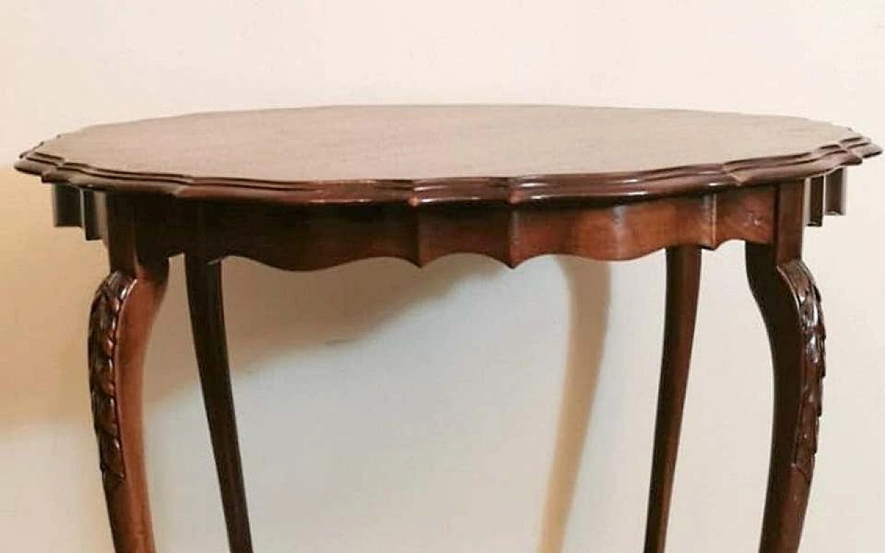 Chippendale style tea table in mahogany, 10s 1193377