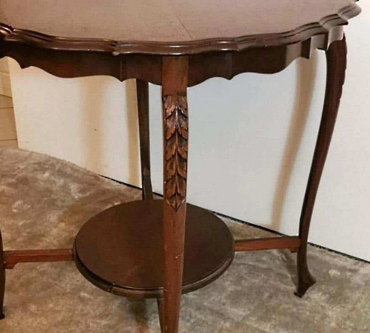 Chippendale style tea table in mahogany, 10s 1193378
