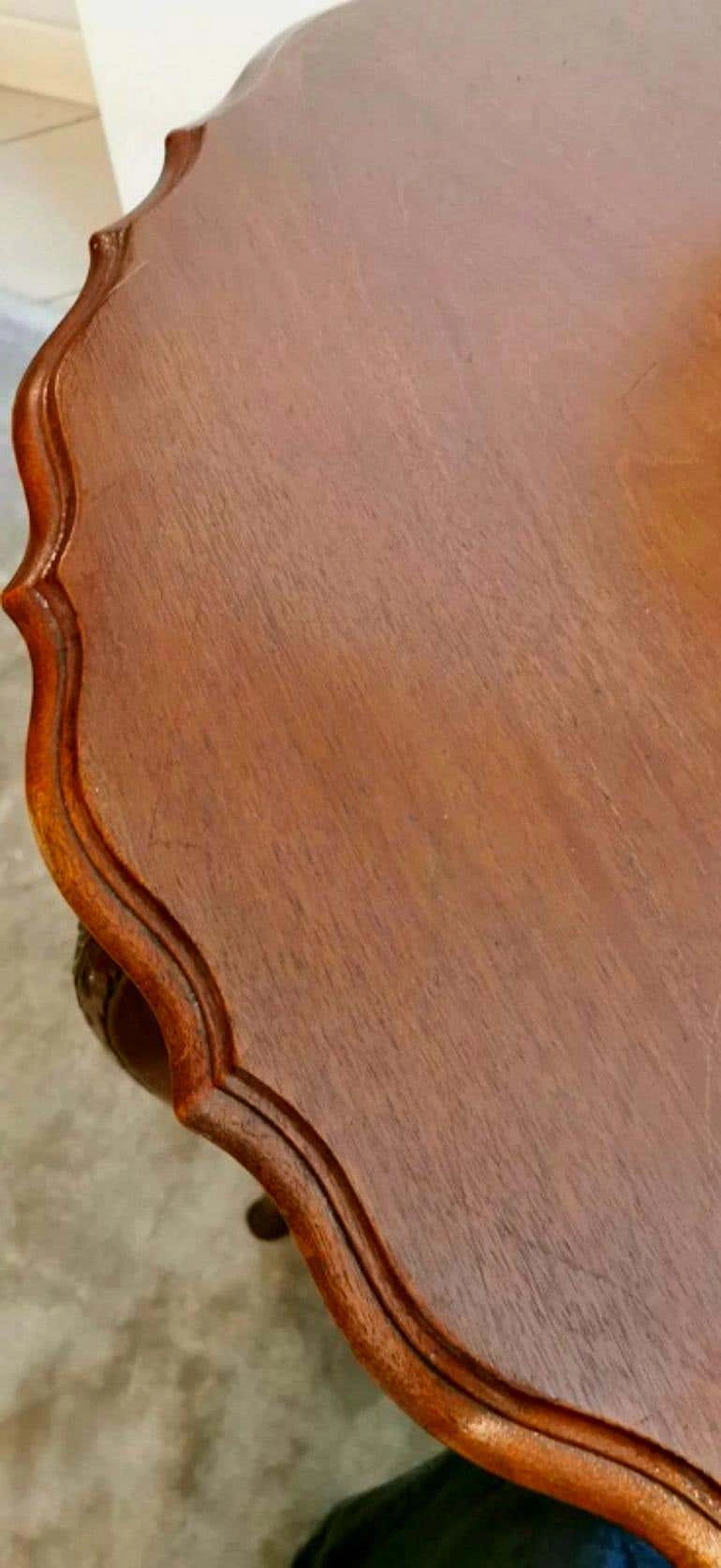 Chippendale style tea table in mahogany, 10s 1193380