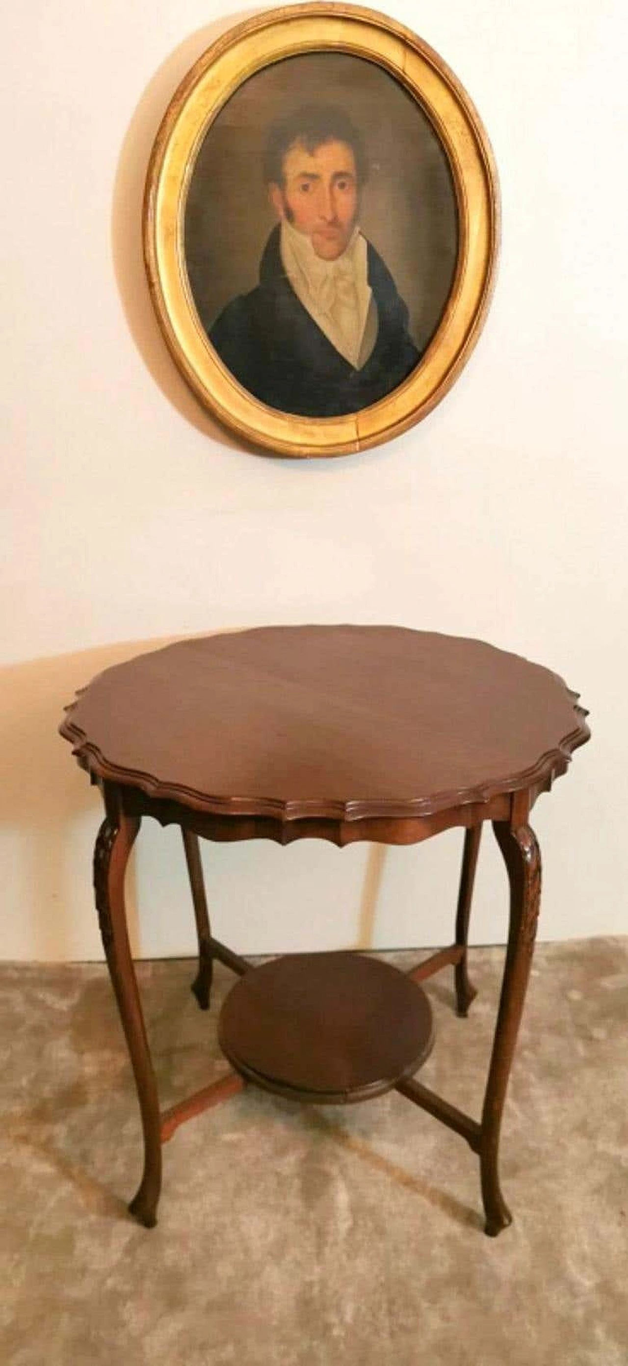 Chippendale style tea table in mahogany, 10s 1193383