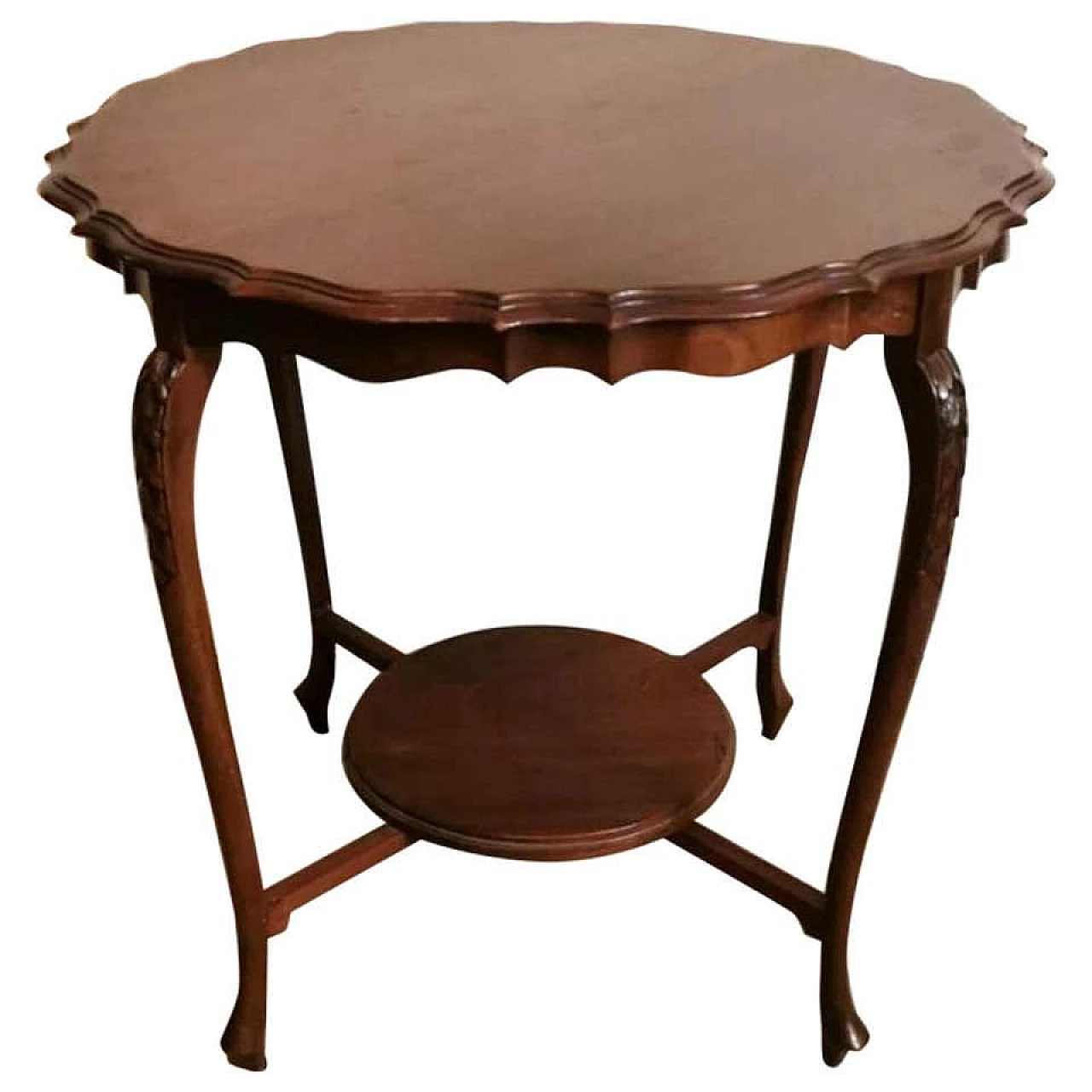 Chippendale style tea table in mahogany, 10s 1193385