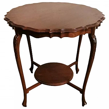 Chippendale style tea table in mahogany, 10s