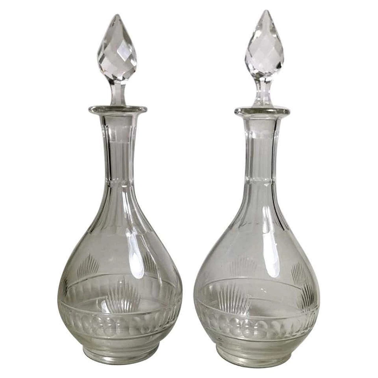 Pair of Neoclassical Beaux Arts style bottles, 10s 1193530