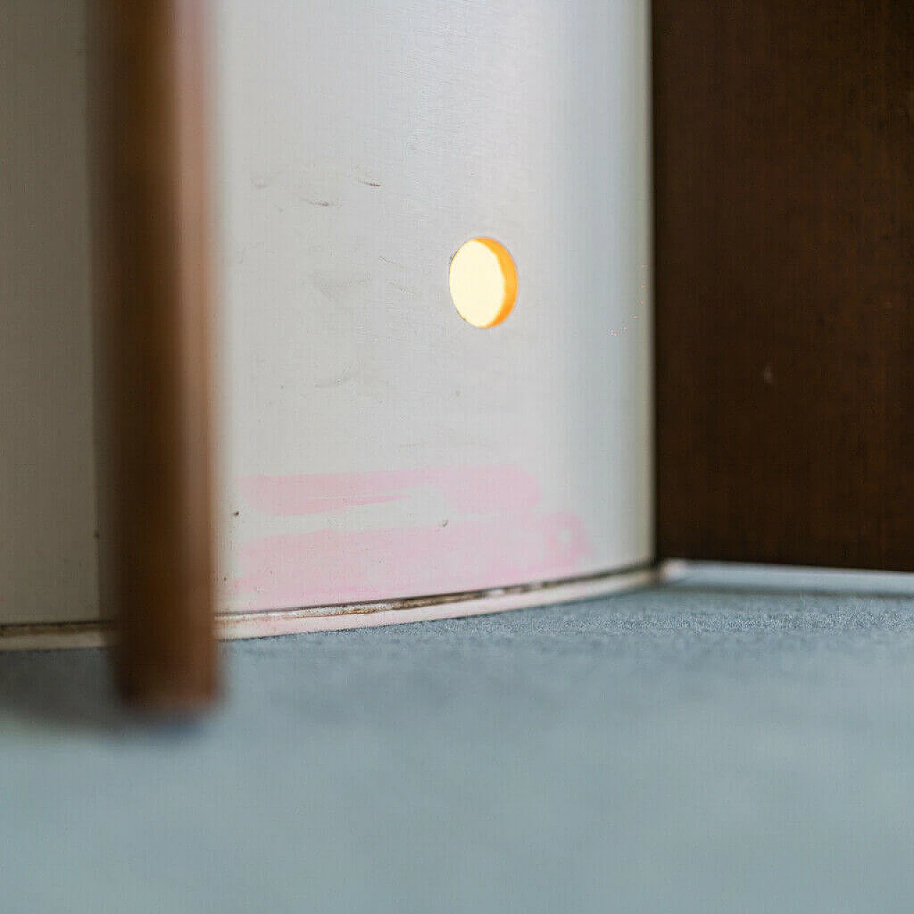 Luminous coffee table in wood and glass, 1970s 1194177