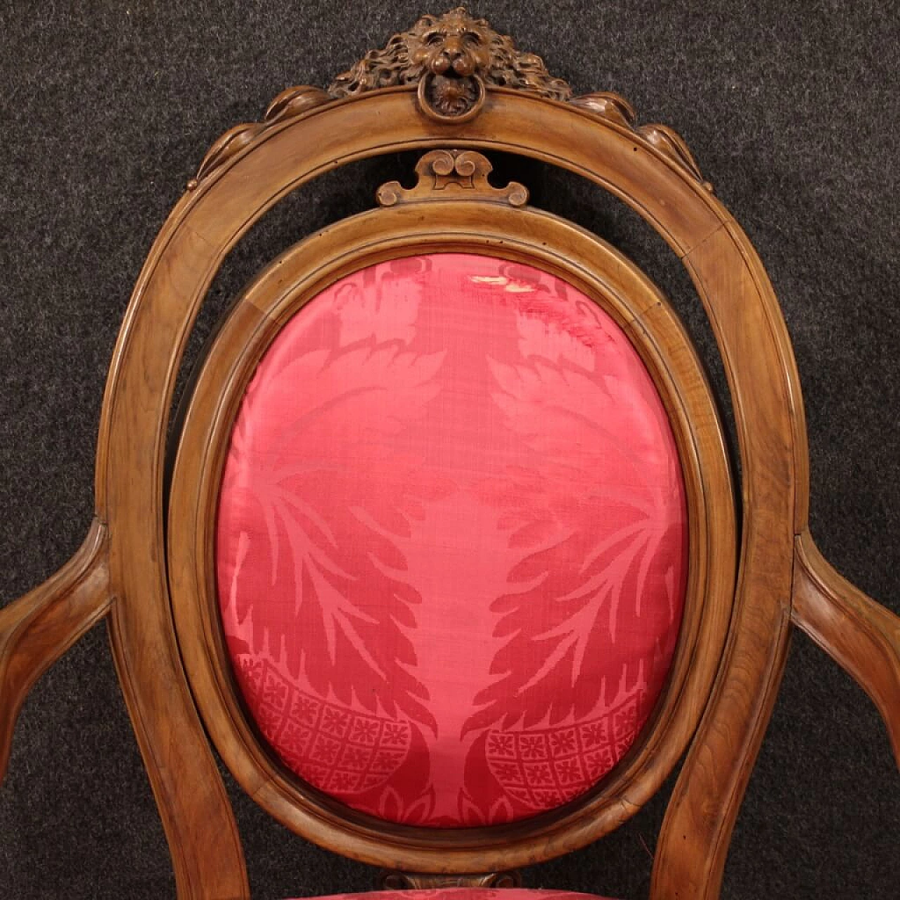 Pair of 19th century walnut armchairs 1194208