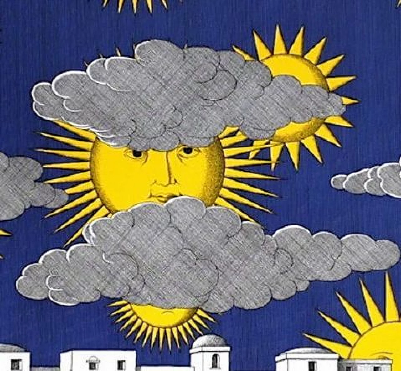 Lithograph by Piero Fornasetti, Sun of Capri, 1993 1194492