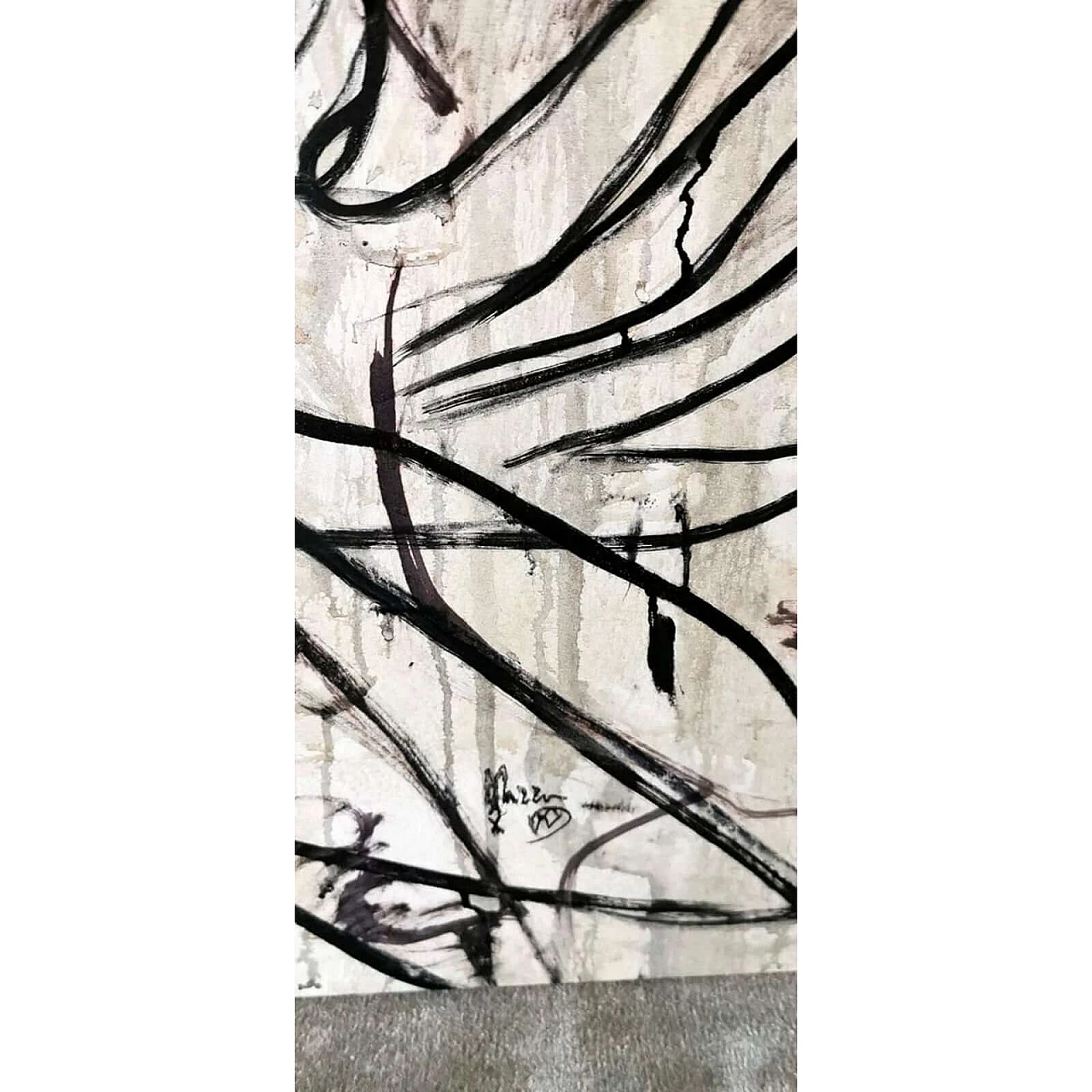 Dipinto tecnica mista su tela Giudici 8 di Max Marra, 2004 1194736