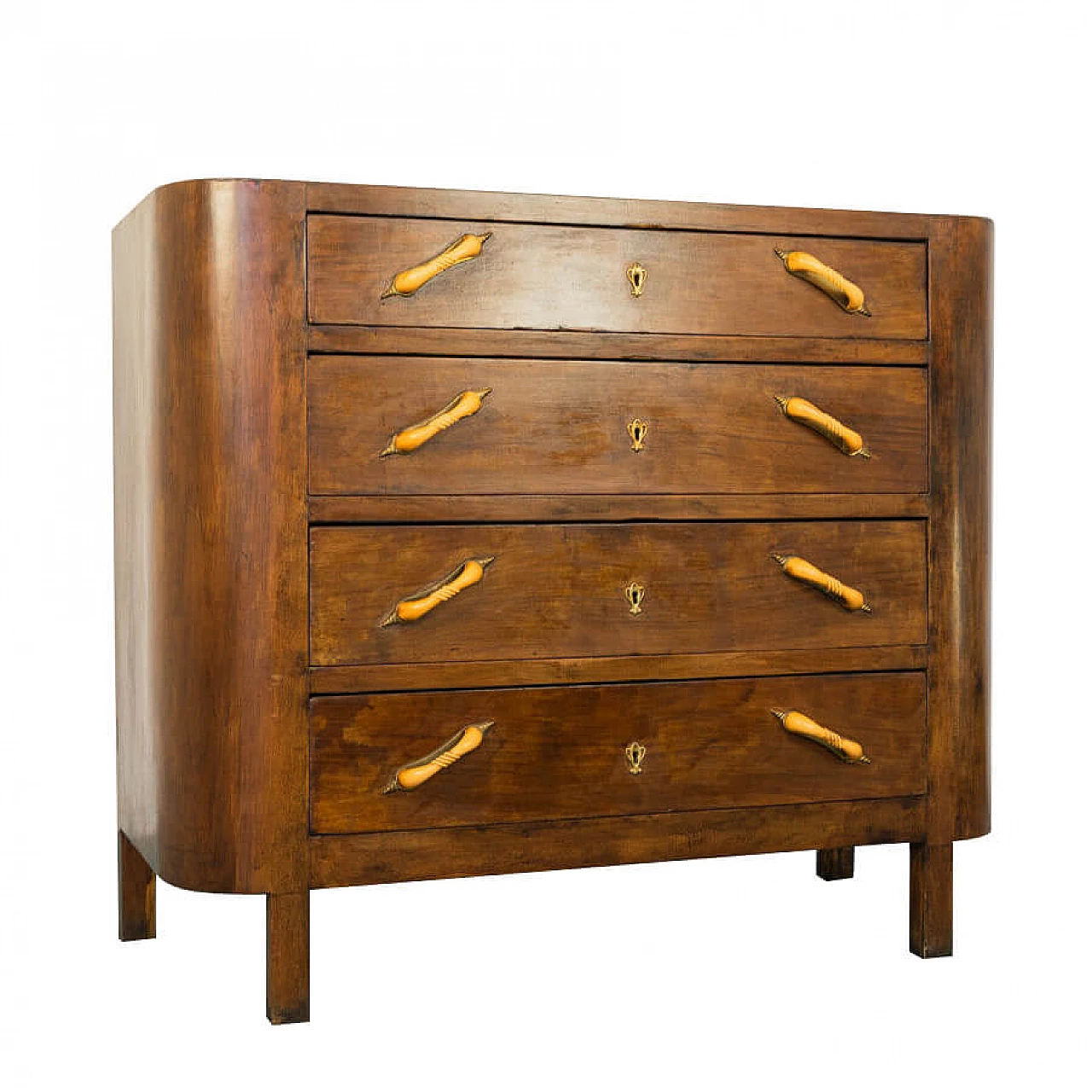 Art Deco wooden chest of drawers, 1930s 1194900