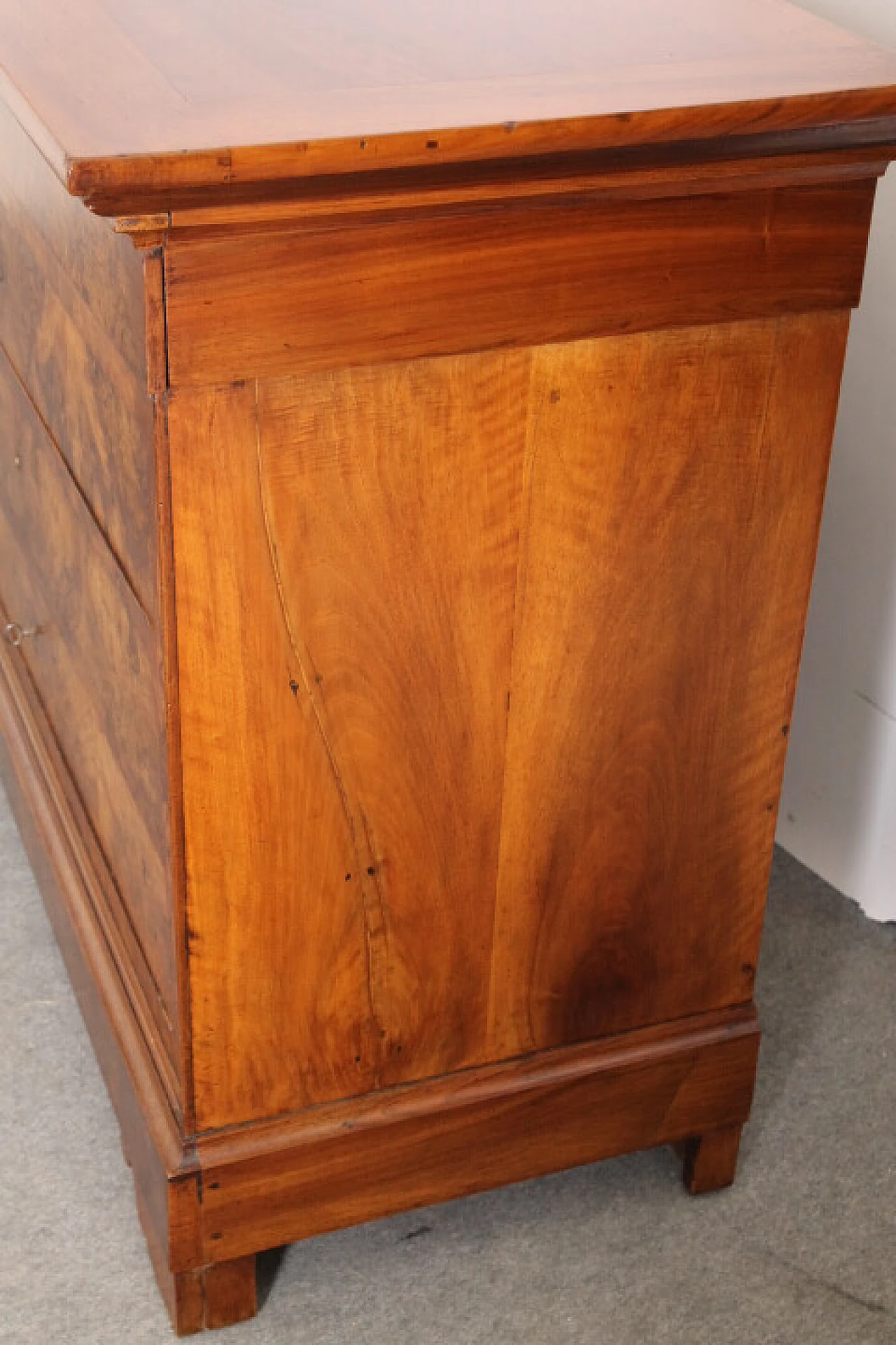 Louis Philippe chest of drawers in walnut and briar, 1860 1195114