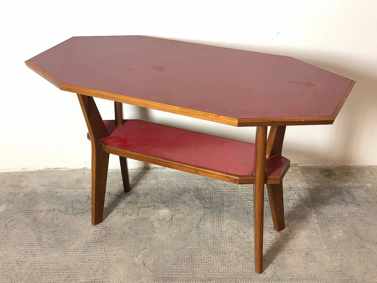 Beech wood coffee table, 40s 1195459
