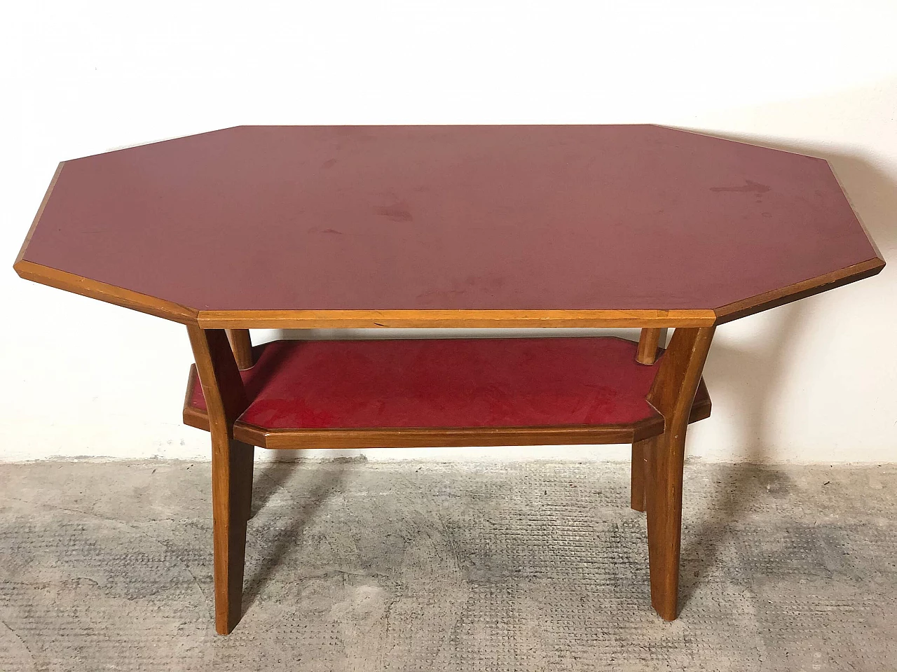 Beech wood coffee table, 40s 1195461