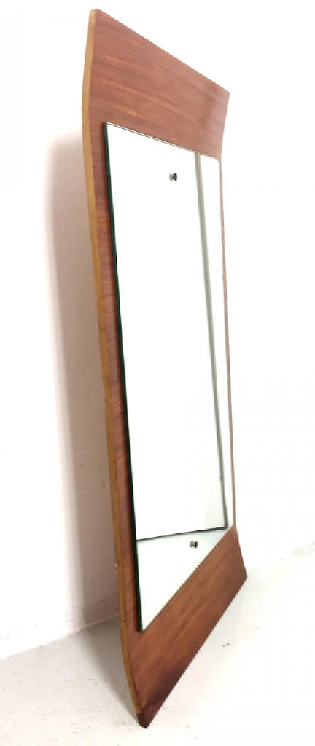 Scandinavian teak mirror, 70s 1195593