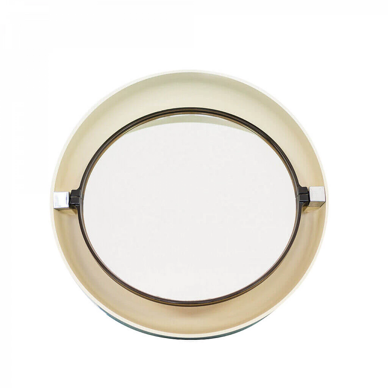 Specchio ovale illuminato di Allibert, anni '70 1195714
