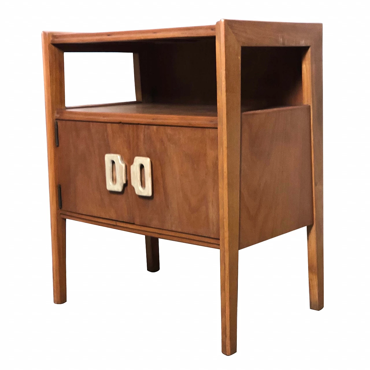 Bedside table in beech wood, 60s 1195777