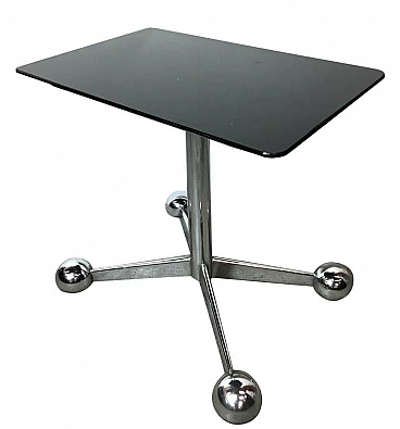 Allegri Arredamenti coffee table with Space Age wheels, 60s