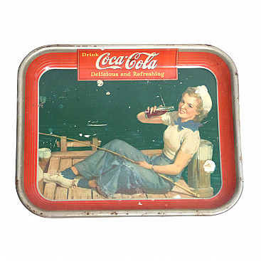 American Coca Cola tray, 1940s