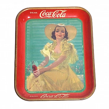 American Coca Cola tray, 1938