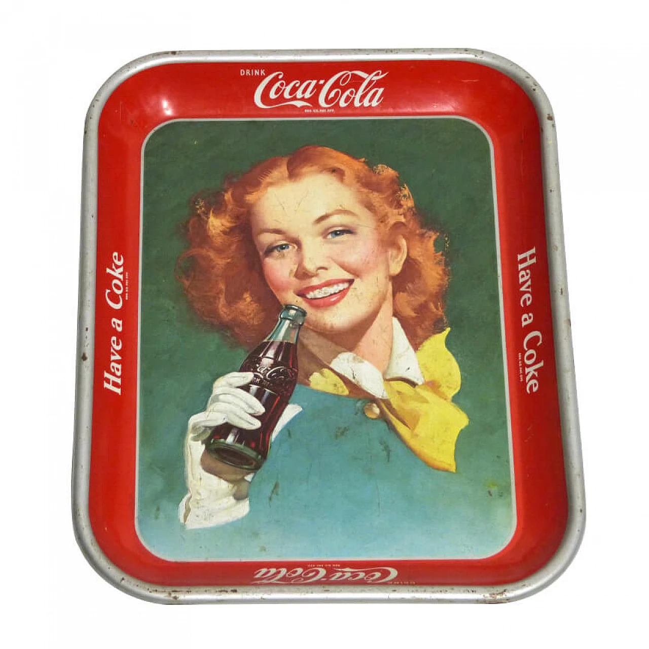 Vassoio Coca Cola americano, anni '50 1195972