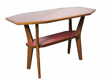 Beech wood coffee table, 40s