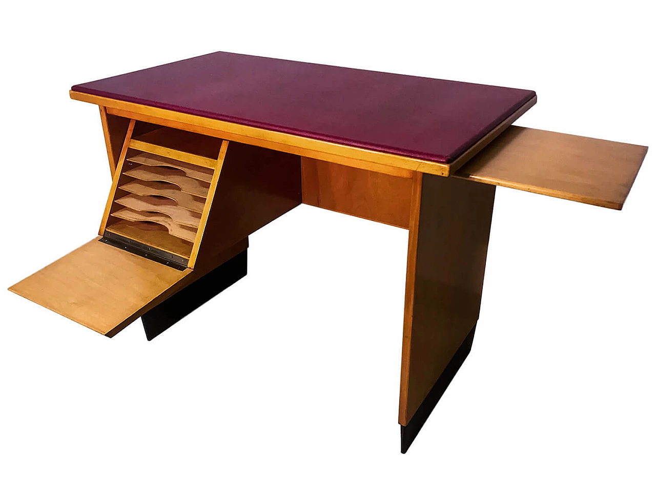 Desk with pull-out shelf by Antonio Gorgone, 1950s 1196090