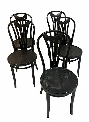 5 Chairs Thonet Italcomma A8139, 80s