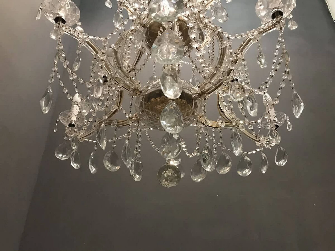 Murano glass chandelier, 50s 1196402
