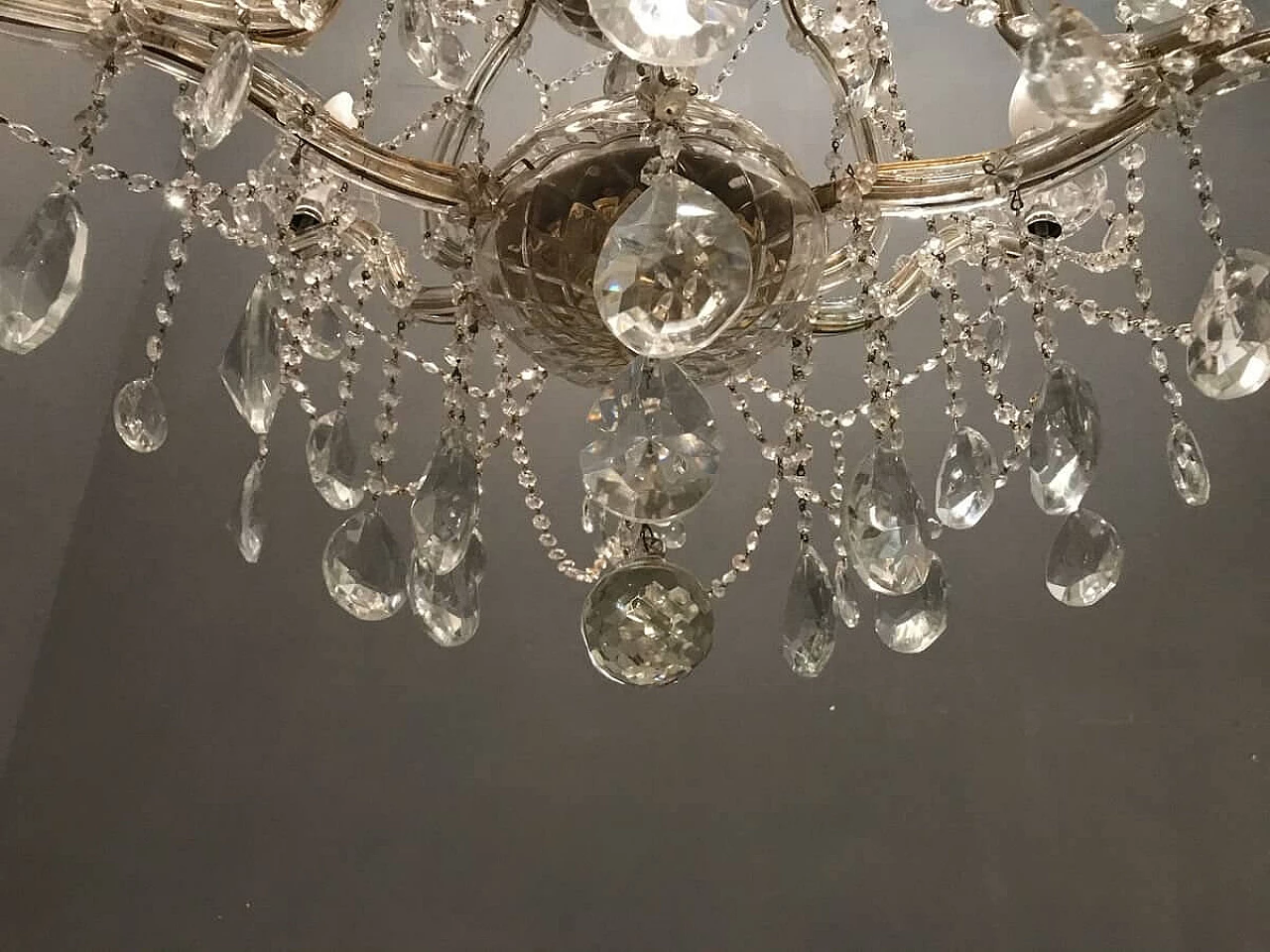 Murano glass chandelier, 50s 1196408