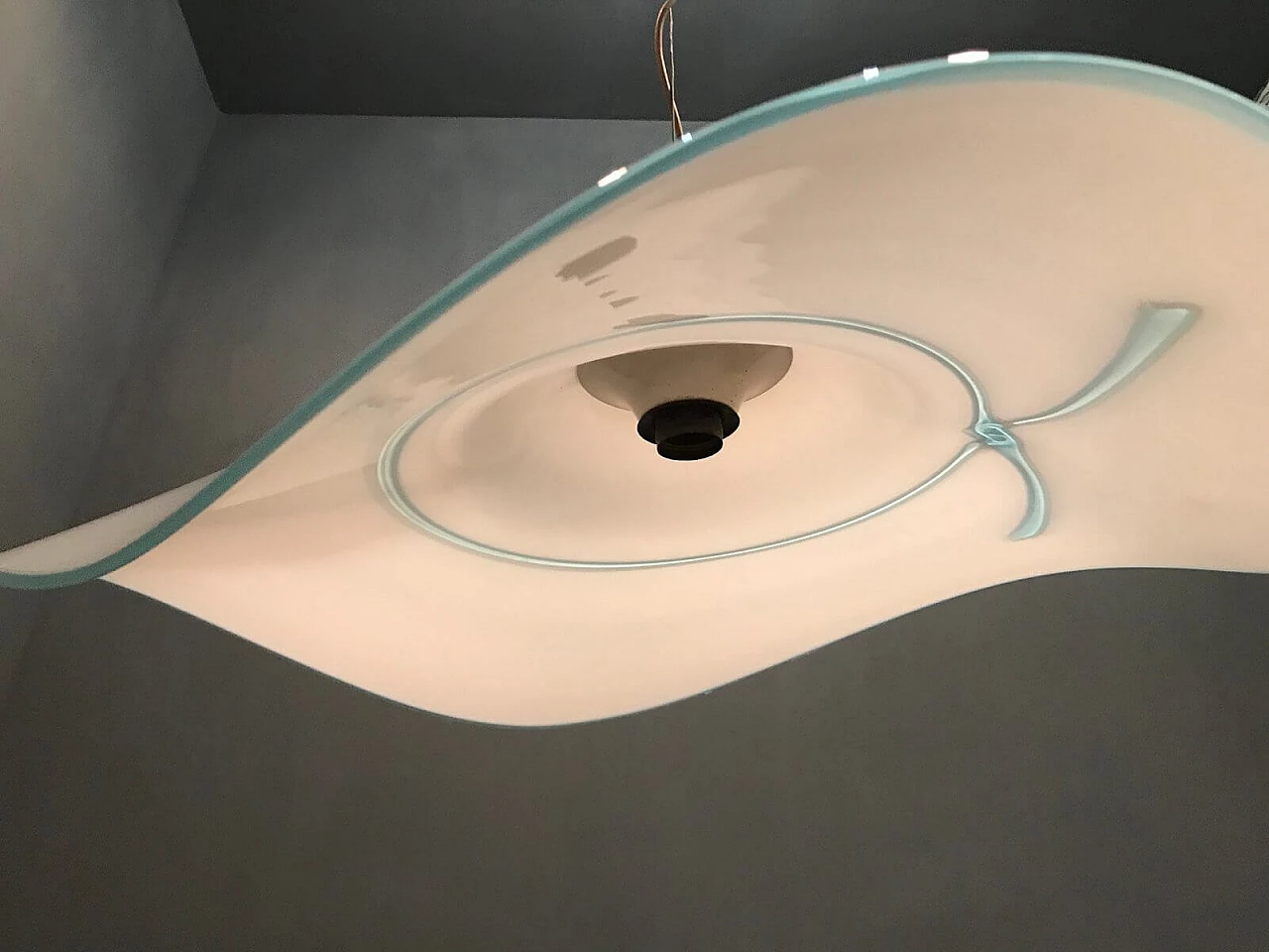Suspension lamp in Murano glass, 50s 1196586